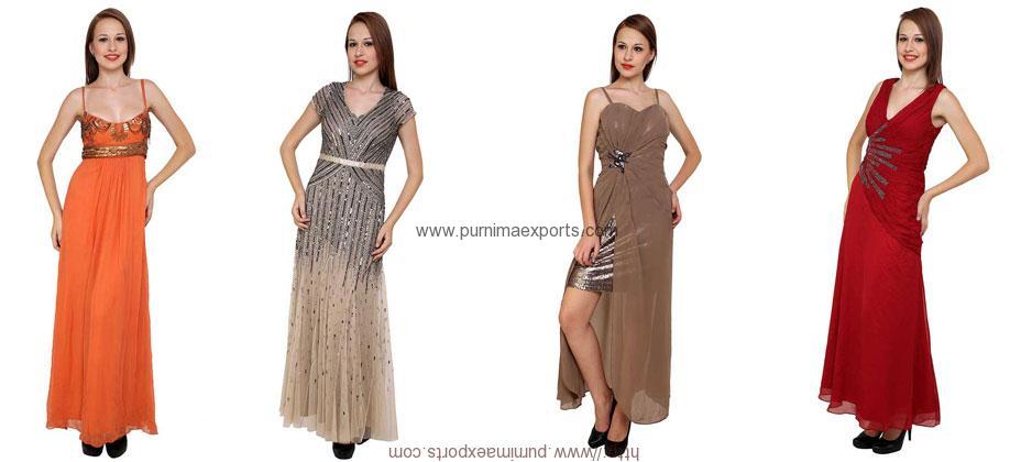 Evening Dresses Manufacturer & Suppliers