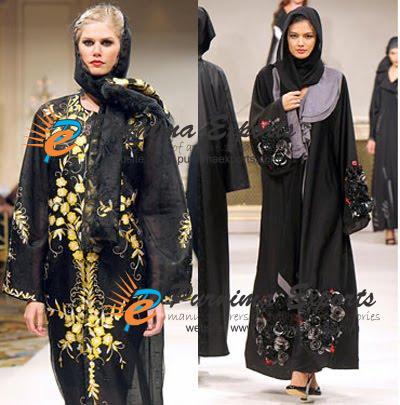 Haute Couture Embroidered Abaya Manufacturer India