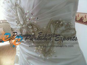 Bridal Gown Appliqué Hand Embroideries